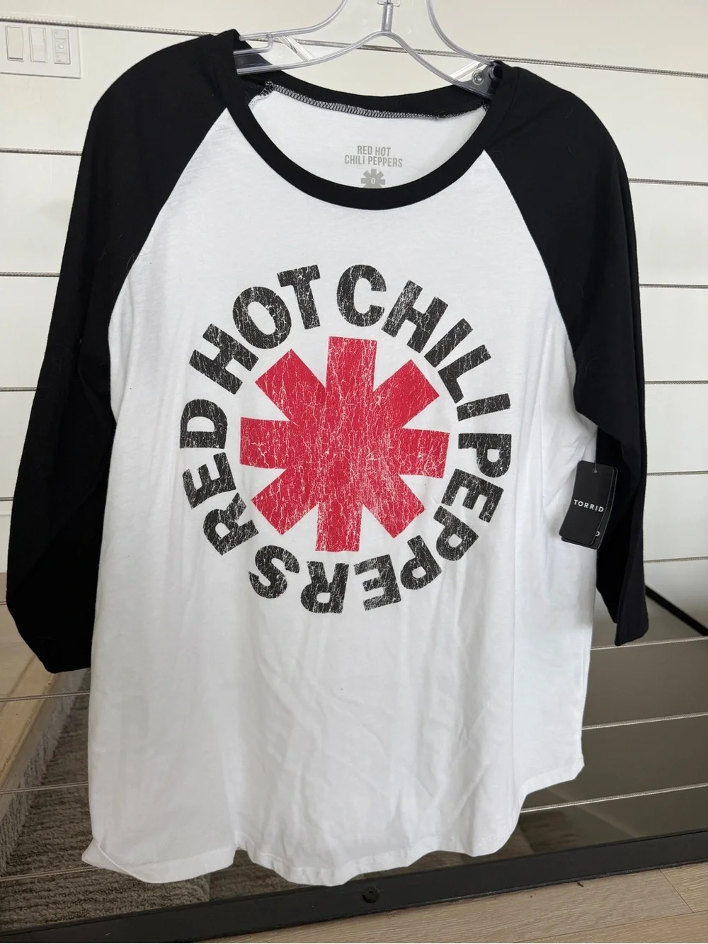 Torrid Red Hot Chili Peppers Tee - Black & White. Brand new size 0 (large)